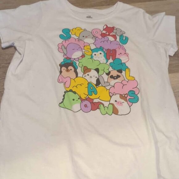 Squishmellow girls size 14/16 tshirt - Picture 1 of 4